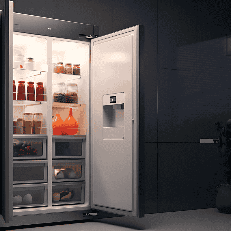 Premium 350L Double Door Refrigerator with Freezer
