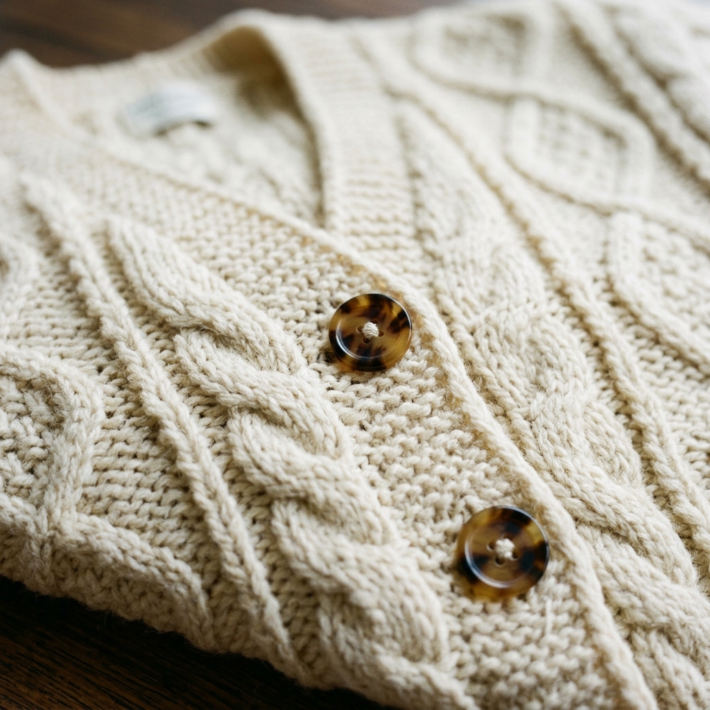 Vintage Knit Cardigan Sweater
